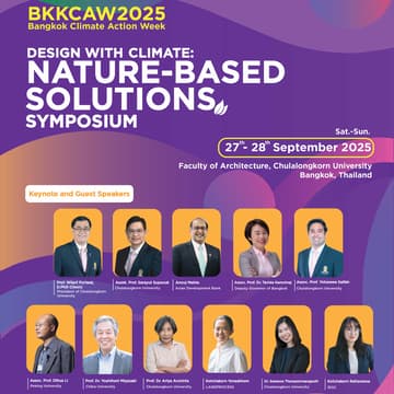 Cover Image for Design with climate: Nature-based Solution Symposium in the Bangkok Climate Action Week 2025 (BKKCAW)
