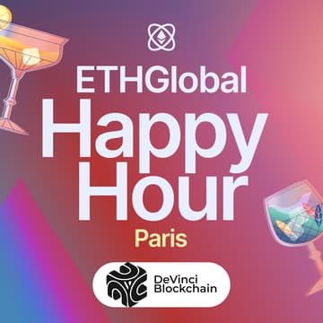 Cover Image for ETHGlobal Happy Hour Paris with DeVinci Blockchain