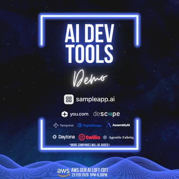 Cover Image for AI Dev Tool Demo Night @ AWS Builder Loft (#4th Edition)