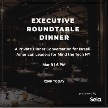 Cover Image for Mind the Tech NY 2026: Executive Roundtable Dinner