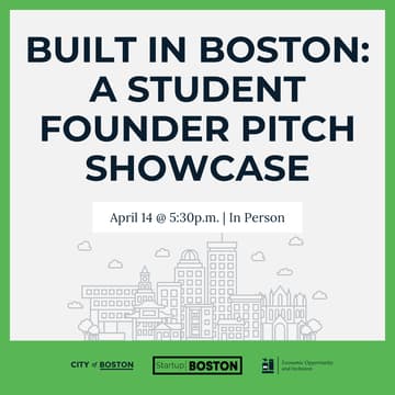 Cover Image for Built in Boston: A Student Founder Pitch Showcase
