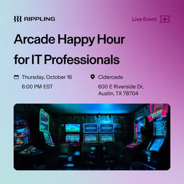 Cover Image for Arcade Happy Hour for IT Professionals