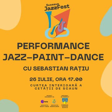 Cover Image for Performance Jazz-Paint-Dance cu Sebastian Rațiu