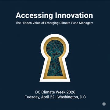 Cover Image for The Hidden Alpha in Emerging Climate Fund Managers