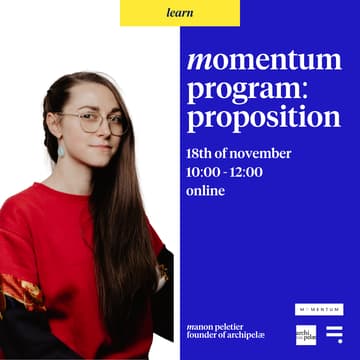 Cover Image for Momentum - The Fast Track to Entrepreneurship Program: Proposition