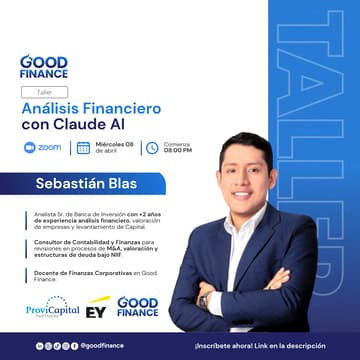 Cover Image for Taller Gratuito: Análisis Financiero con Claude AI