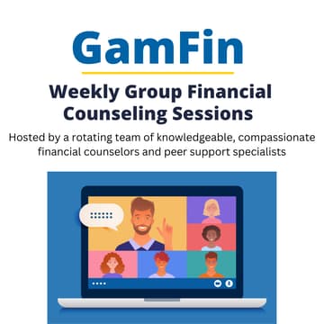 Cover Image for GamFin Weekly Financial Counseling Group Session