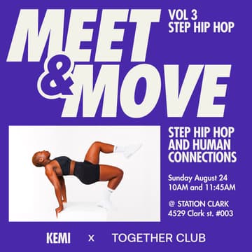 Cover Image for Meet & Move Vol. 3 – Step Hip Hop 👯‍♀️