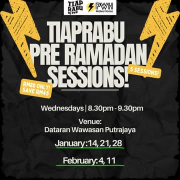 Cover Image for TIAPRABU : 5 Pre Ramadan Sessions