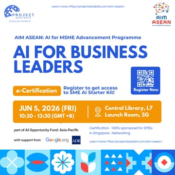Cover Image for AI Training for Business Leaders – AIM ASEAN Certification