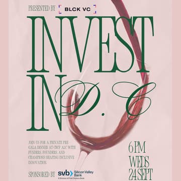 Cover Image for BLCK VC Presents: Invest In D.C. Pre Gala Dinner at CBCF ALC 2025
