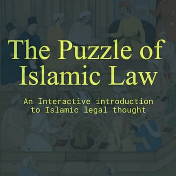 Cover Image for The Puzzle of Islamic Law: An Interactive introduction to Islamic legal thought