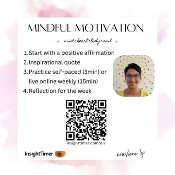 Cover Image for [Mindful Motivation] Radiate: A Gentle Glow @InsightTimer