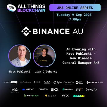 Cover Image for Meet Matt Poblocki - New Binance GM for Australia New Zealand!
