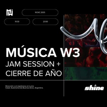 Cover Image for MusicaW3 Jam Session + Cierre de año