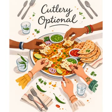 Cover Image for Cutlery Optional : A hands-on supper for curious people