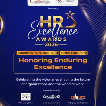 Cover Image for PBS PCU University HR Leadership Summit & HR Excellence Awards Nights in association with HR Shapers, iSkillbox & Cobuzz