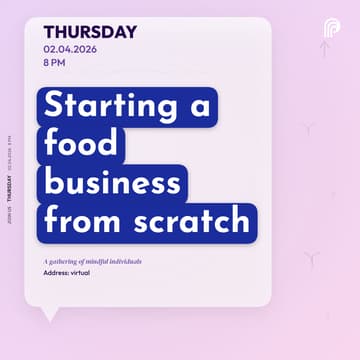 Cover Image for Starting a food business from scratch