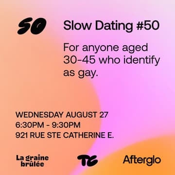 Cover Image for Slow Dating #50 (Gay 30-45)