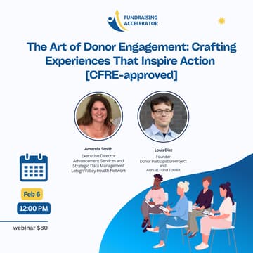 Cover Image for The Art of Donor Engagement: Crafting Experiences That Inspire Action [CFRE-approved]