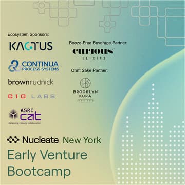 Cover Image for Nucleate NY: Early Venture Bootcamp