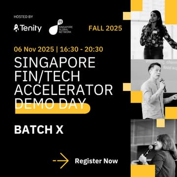 Cover Image for Tenity Singapore Fin/Tech Accelerator Demo Day | Batch X