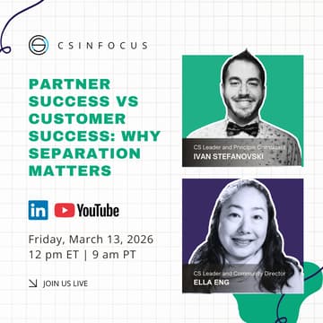 Cover Image for Partner Success vs Customer Success: Why Separation Matters