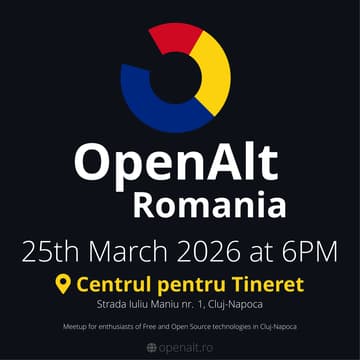 Cover Image for OpenAlt Romania Meetup #2