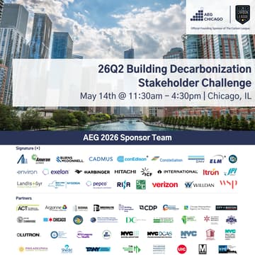 Cover Image for AEG Chicago 26Q2 Building Decarbonization Stakeholder Challenge