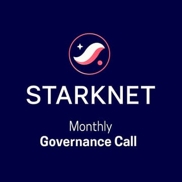Cover Image for Starknet Monthly Governance Call