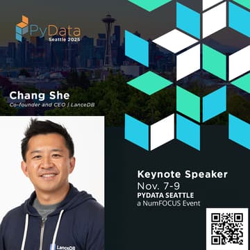 Cover Image for PyData Seattle 2025 by LanceDB [Community Partner]