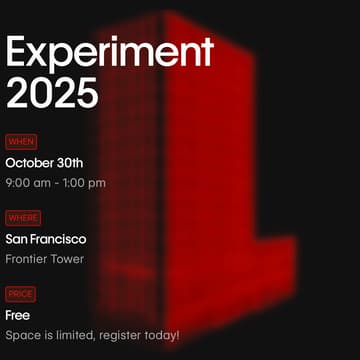 Cover Image for Experiment 2025