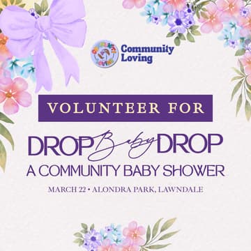Cover Image for (Volunteer for) Drop Baby Drop: A Community Baby Shower!