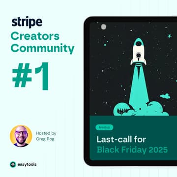 Cover Image for Creators Community - Black Friday last call 🤙