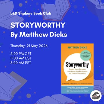 Cover Image for L&D Shakers Book Club: Storyworthy