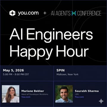 Cover Image for AI Engineers Happy Hour at Spin 🏓 during AI Agent Conference