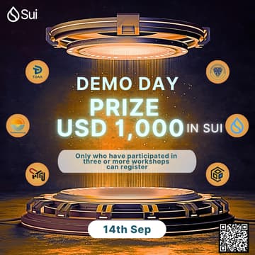 Cover Image for Build on Sui Demoday office hour+Sui Dev Meetup