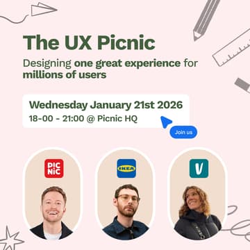 Cover Image for UX Meetup: Designing one great experience for millions of users