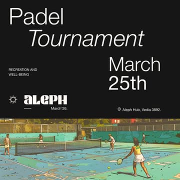 Cover Image for Padel Tournament - Aleph March '26
