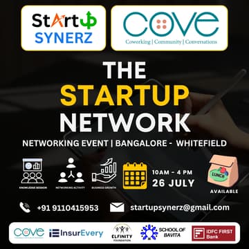 Cover Image for The Startup Network | Networking Event in Bangalore Whitefield
