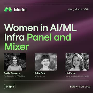 Cover Image for Women in AI/ML Infra @ GTC