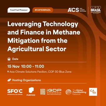 Cover Image for Leveraging Technology and Finance in Methane Mitigation from the Agricultural Sector