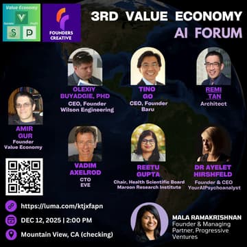 Cover Image for 3rd Value Economy AI Forum | Balance Sustain[ability] X Capitalism | Best Future