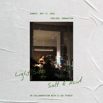 Cover Image for Light bites with Salt & Acid