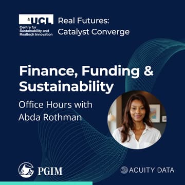 Cover Image for Real Futures: Finance, Funding & Sustainability