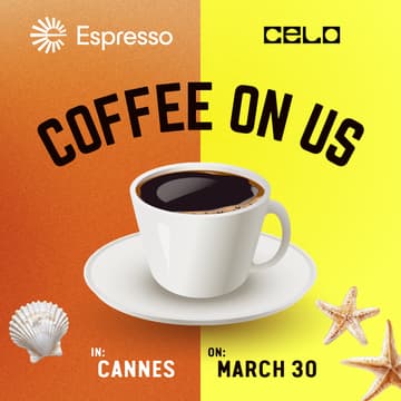 Cover Image for Coffee On Us ☕ | Espresso & Celo at EthCC