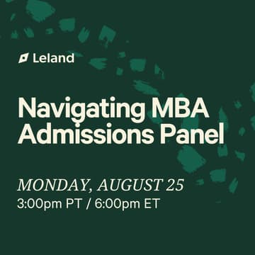 Cover Image for Navigating MBA Admissions Panel
