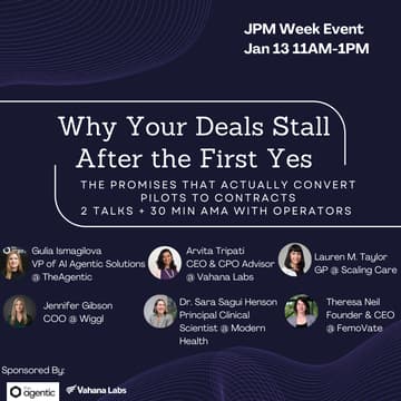 Cover Image for JPM Week: Why Your Deals Stall After the First ‘Yes'