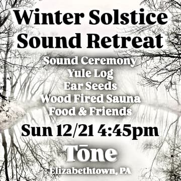 Cover Image for Winter Solstice Sound Retreat