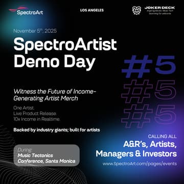 Cover Image for [LA] SpectroArtist Demo Day #5 | Presented by SpectroArt & Joker Deck